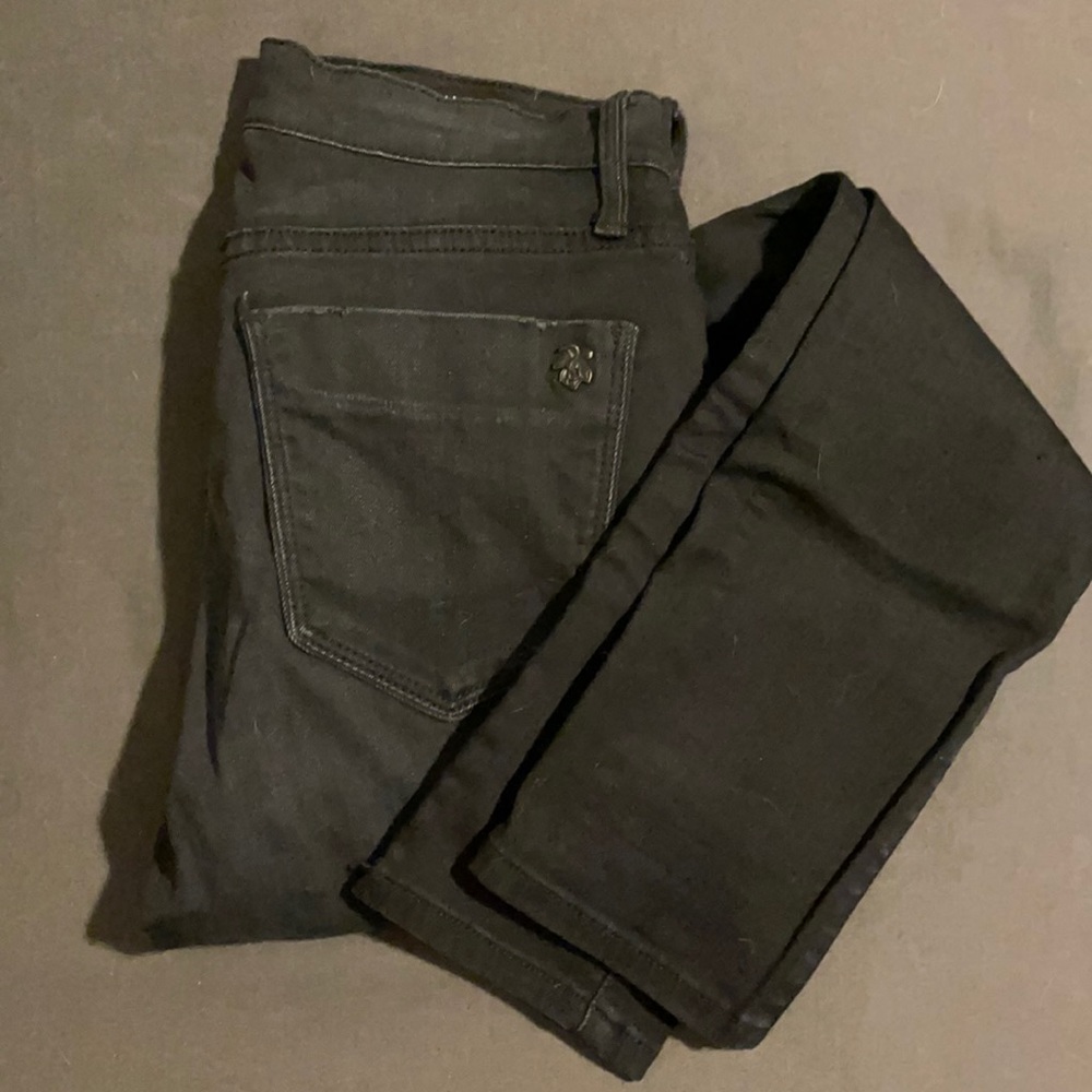 Black Orchid Distressed Skinny